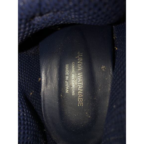 Junya Watanabe Sneakers 10 Blue White Leather Wedge Shoes Japan Athletic - Picture 5 of 12